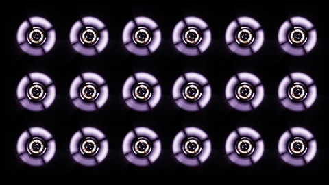 Stereo Speakers glows spinning. Background abstract animation Stock Footage 108000985