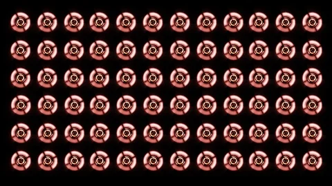 Stereo Speakers glows spinning. Background abstract animation Stock Footage 108007763