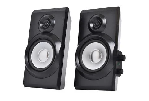 Stereo speakers Foto stock