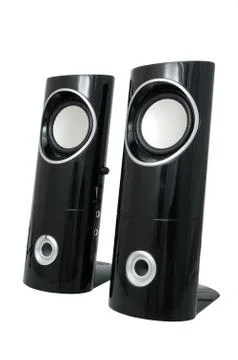 Stereo speakers Stock Photos