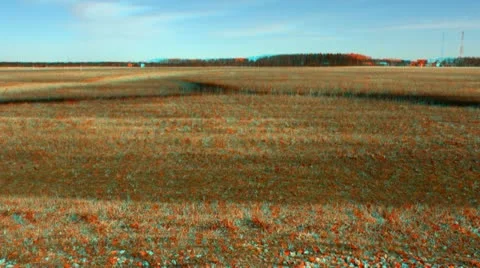Stereoscopic 3D wind turbine 2 Stock Footage 10890290