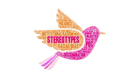 Stereotypes Word Cloud Stock Footage 147730500