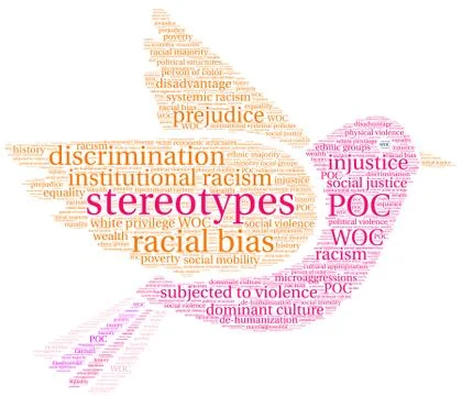 Stereotypes Word Cloud Stock Illustration