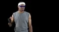 Stereotypical black gangster ser 1 -  doing the typical egyptian head move  HD動画