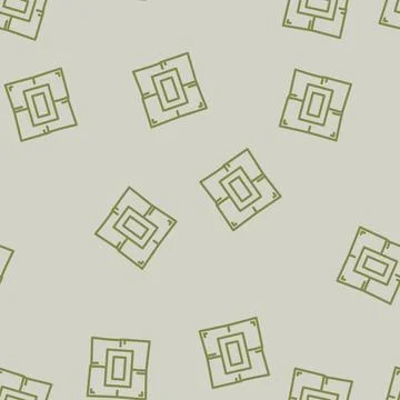 Sterile drapes surgeon line vector seamless pattern Stock Illustration