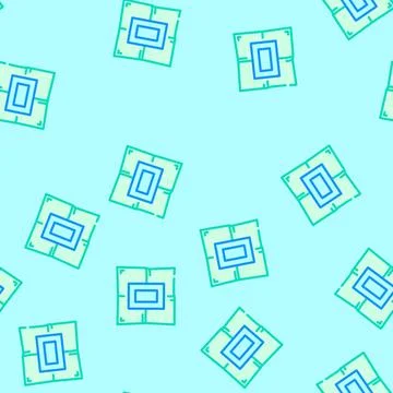 Sterile drapes surgeon vector seamless pattern Stock Illustration
