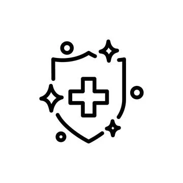 Sterile icon. Linear vector illustration. Medically sterilized. Simple symbols Stock Illustration