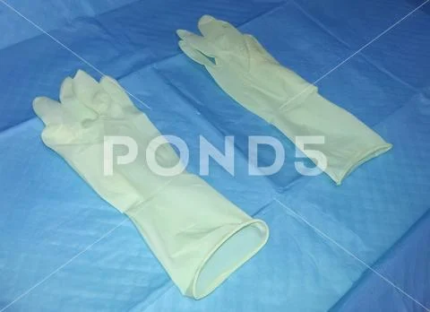 Sterile Surgical Gloves Stock Photos