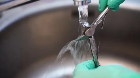 Sterilization of instruments Stock Footage 94826633