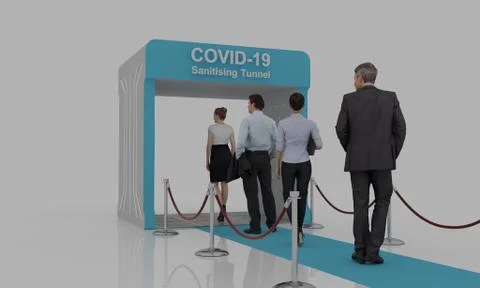 Sterilize gate Stock Illustration