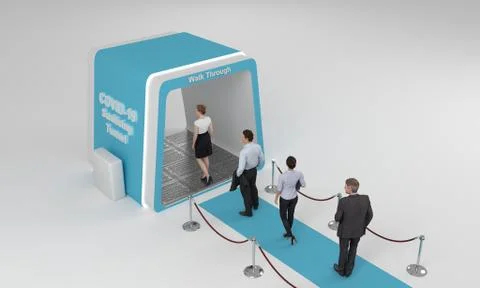 Sterilize gate Stock Illustration