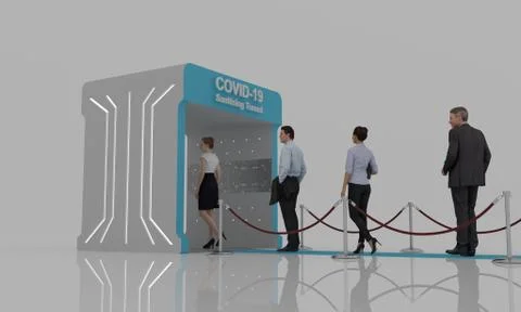 Sterilize gate Stock Illustration