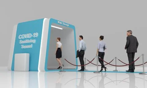 Sterilize gate Stock Illustration