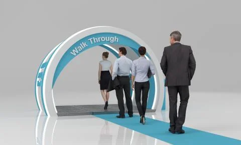 Sterilize gate Stock Illustration