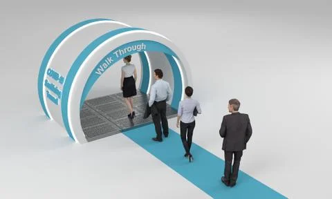 Sterilize gate Stock Illustration