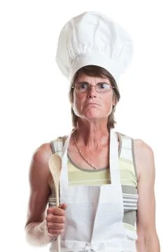 Stern chef Stock Photos