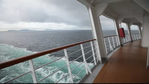 Stern deck Stock Footage 1101748