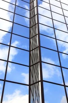 Stern reflecting facade Stock Photos