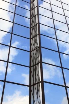 Stern reflecting facade Stock Photos