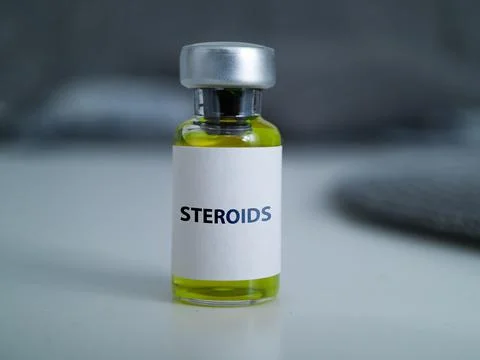 Steroids Injection Bottle Stock Photos
