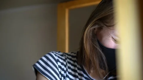 Stess during pandemic Stock Footage 128971065