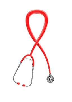 Stethoscope AIDS awareness Ilustração Stock