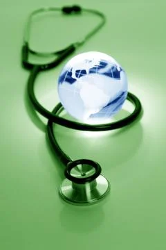 Stethoscope and Globe Stock Photos