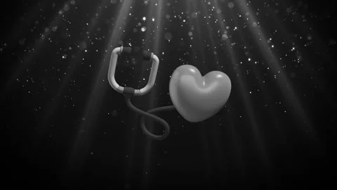 Stethoscope and heart Stock Footage 308225616
