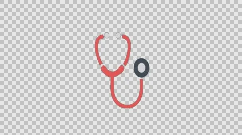 Stethoscope Animation Cartoon Stock Footage 56725149