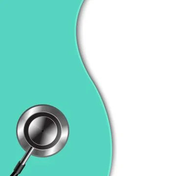 Stethoscope Background Stock Illustration