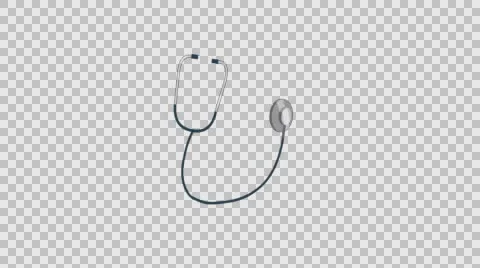 Stethoscope Cartoon Graphic Stock Footage 56725152