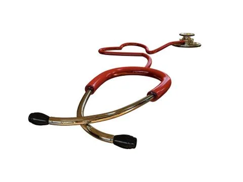 Stethoscope heart shaped Stock Illustration