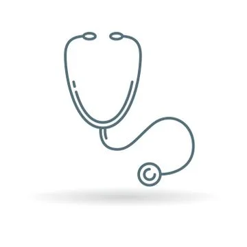 Stethoscope icon Stock Illustration