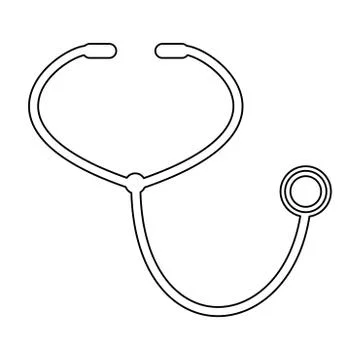 Stethoscope icon . Stock Illustration