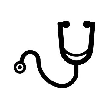 Stethoscope icon Illustrazione stock
