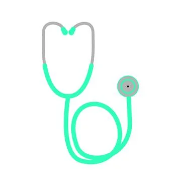 Stethoscope icon isolated Stock Illustration