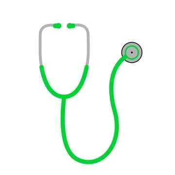 Stethoscope icon isolated Stock Illustration
