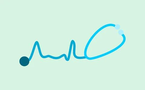 Stethoscope icon, Stethoscope vector, Stethoscope isolated vector illustratio Stock Illustration