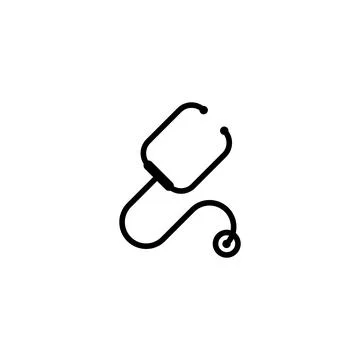Stethoscope icon template 스톡 일러스트