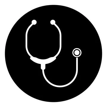 Stethoscope icon vector Stock Illustration