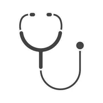 Stethoscope icon vector image. Illustrazione stock