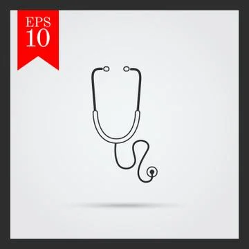 Stethoscope icons 스톡 일러스트