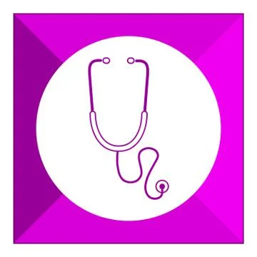 Stethoscope icons Stock Illustration