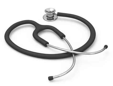 The stethoscope Stock Illustration