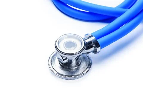 Stethoscope isolated on white background Stock Photos