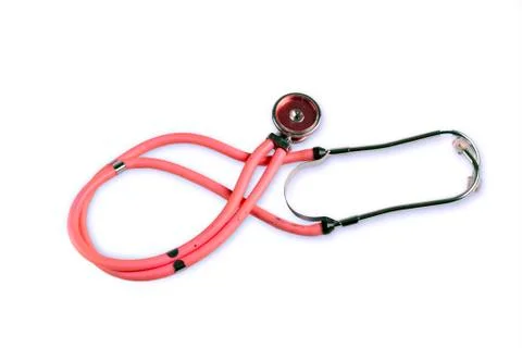 Stethoscope isolated on white background Stock Photos
