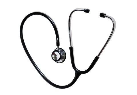 Stethoscope isolated on white background Stock Photos