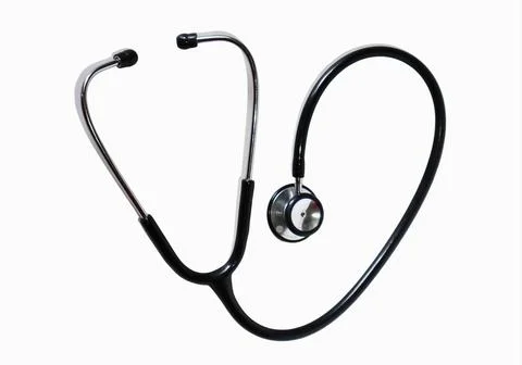 Stethoscope isolated on white background Stock Photos