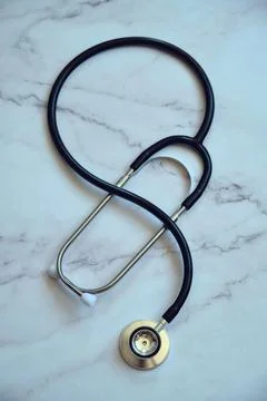 Stethoscope on a light background 스톡 사진