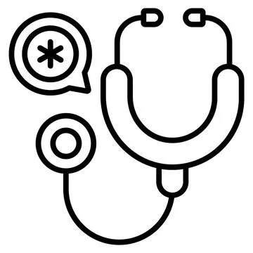 Stethoscope Modern concepts design, vector illustration Illustrazione stock